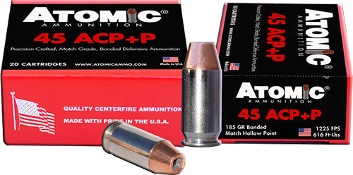 Atomic 458 =+P   185 Grain .45 ACP/Auto