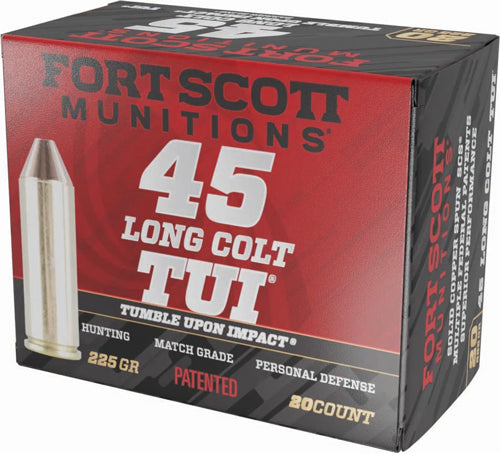 Fort Scott Munitions 45 Long Colt 225gr TUI Ammo