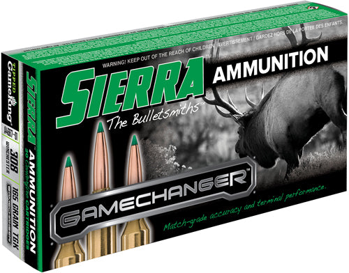 Sierra A466701 GameChanger Sierra Tipped GameKing  165 Grain .308 Win / 7.62x51mm