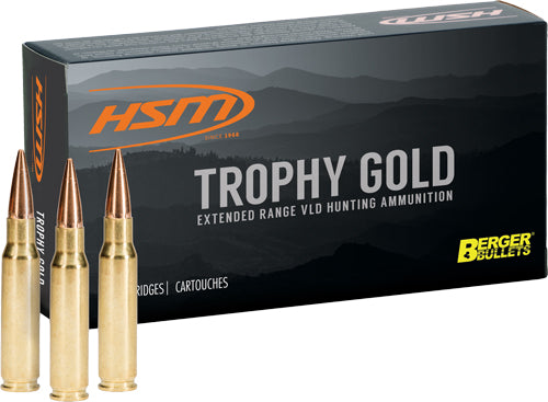 HSM BER65Grendel130VLD Trophy Gold Berger Hunting VLD Match  130 Grain 6.5mm Grendel