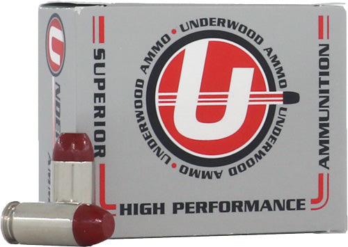 Underwood Ammo 727 Flat Nose +P Black Cherry Coated Hard Cast  255 Grain .45 ACP/Auto