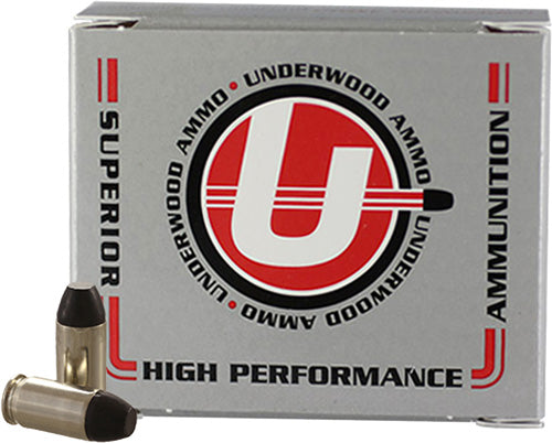Underwood Ammo 730 Flat Nose Black Cherry Coated Soft Cast  100 Grain .380 ACP/Auto