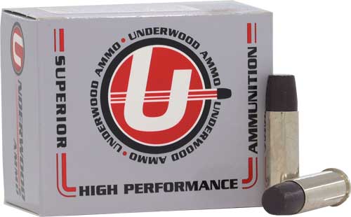 Underwood Ammo 743 Flat Nose Gas Check +P+ Black Cherry Coated Hard Cast  340 Grain .44 Magnum