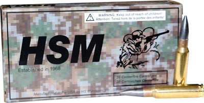 HSM Match Sierra HPBT Tungsten-Coated Subsonic .308 Win / 7.62x51mm 175 gr JHP ammo