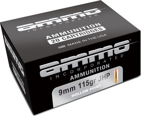 Ammo Inc 9115JHPA20 Signature Jacketed Hollow Point JHP 115 Grain 9mm Luger/Parabellum
