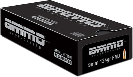 Ammo Inc 9mm Luger 124gr Total Metal Coating 124gr Ammo