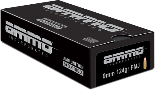 Ammo Inc 9mm Luger 124gr Total Metal Coating 124gr Ammo