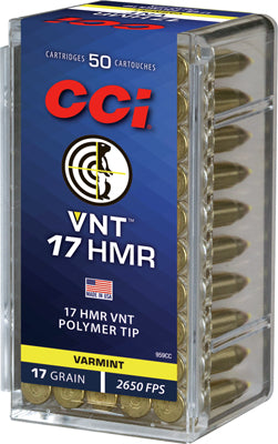 CCI 959CC VNT Varmint Tipped  17 Grain .17 HMR