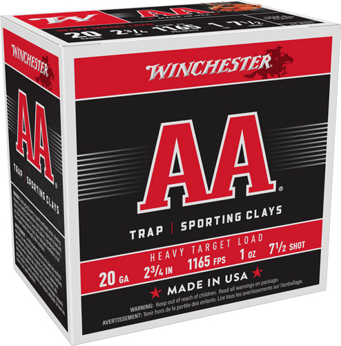 Winchester AAH207   20 Gauge 2.75"  7.5 Shot 1165 FPS.