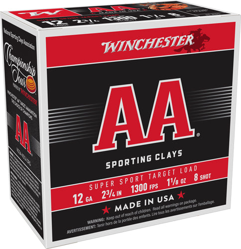 Winchester AASC128   12 Gauge  1-1/8oz 8 Shot 1300 FPS.