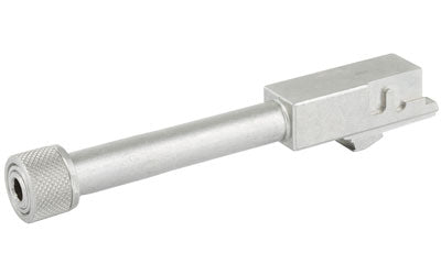 Advantage Arms Threaded Barrel with Adapter, .22LR Conversion, Fits Glock 19/23 All Generations, Silver Finish AAXTB1923