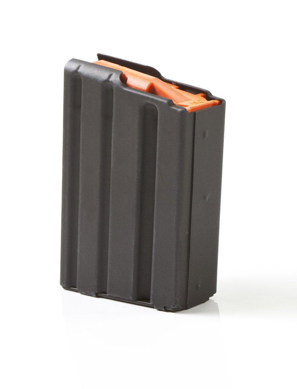 ASC AR Family .223 Rem Black Stainless Steel Rifle Magazine Orange Follower 10-Round