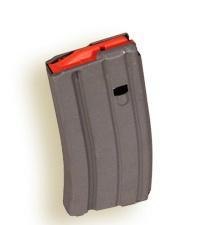 ASC AR Family .223 Rem Aluminum Grey Rifle Magazine Orange Follower 20-Round