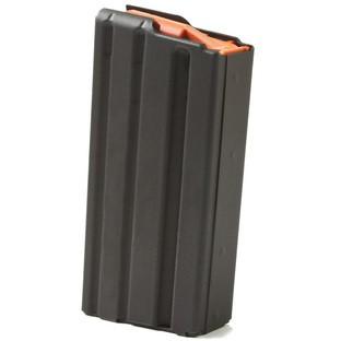 ASC AR Family .223 Remington Black Stainless Steel Rifle Magazine Orange Follower 20-Round