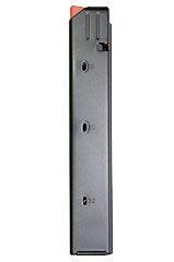 ASC AR Family Rifle Magazine Orange Follower Black Stainless Steel 9mm Luger 20-Round
