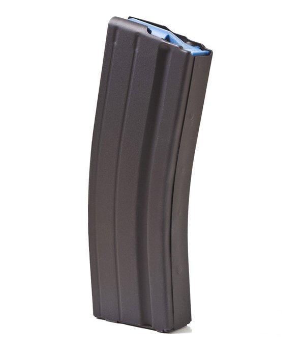 ASC AR Family 6.5 Grendel Rifle Magazine Blue Follower Black Stainless Steel 25-Round
