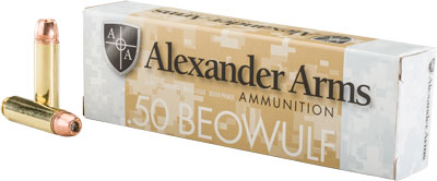 Alexander Arms AB350XTPBOX XTP Hornady XTP Hollow Point HP 350 Grain .50 Beowulf