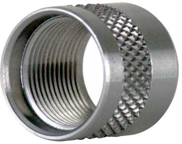 ODIN 5/8-24 Knurled Thread Protector Stainless Steel