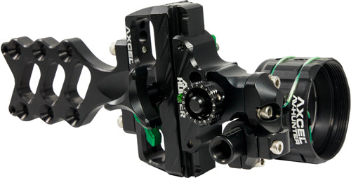 Axcel Accu-Hunter Single Pin Green .019 Bow Sight with Scope