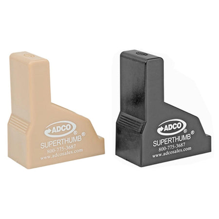 Adco Super Thumb Magazine Loader and Unloader 2-Pack Black and Tan