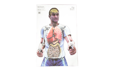 Action Target Bag of Bones Threat Shooting Target, Multi-Color, 23"x35", 100 Per Box BOB-TARGET01-100