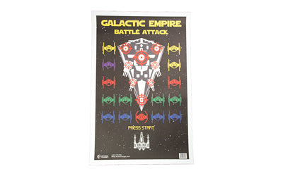 Action Target Galactic Empire Battle Attack Paper Shooting Target, Multi Color, 23"x35", 100 Per Box GS-GBSA-100