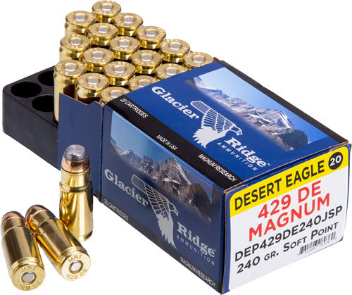 Magnum Research Desert Eagle .429 DE 240 gr JSP ammo