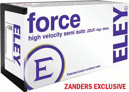 Eley Force .22 Long Rifle 42 gr Solid ammo