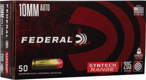 American Eagle AE10SJ1 Syntech LEAD-FREE Range Total Syntech Jacket Flat Nose  205 Grain 10mm Auto