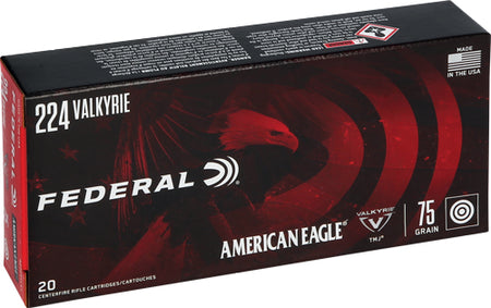 Federal AE .224 Valkyrie TMJ 75gr
