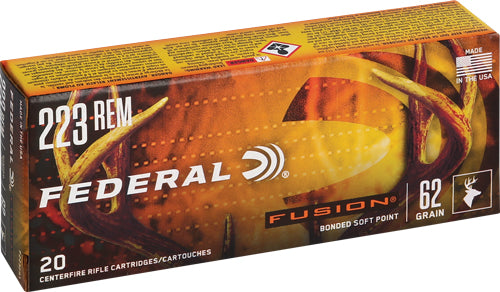 Federal Fusion .223 Remington 62 gr BSP ammo