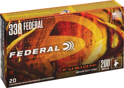 FEDERAL FUSION 338 FEDERAL-200GR FUSION 20RD 10BX/CS