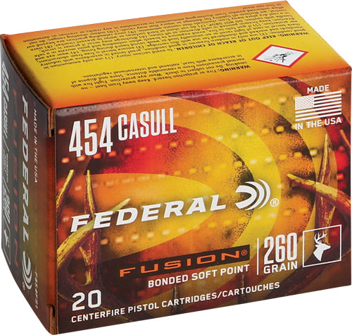 Federal Fusion .454 Casull 260 gr BSP ammo