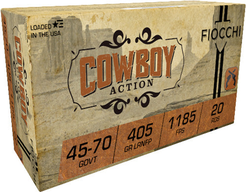 Fiocchi Cowboy Action .45-70 Government 405 gr Solid ammo
