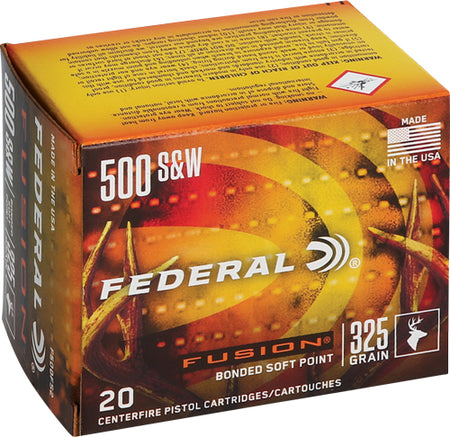 Federal F500FS2 Fusion Fusion Soft Point FSP 325 Grain .500 S&W Mag