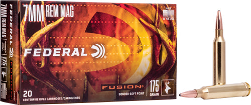 Federal F7RFS2 Boat Tail Fusion Soft Point FSP 175 Grain 7mm Remington Mag