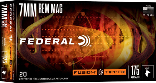 Federal Fusion Tipped 7mm Remington Mag 175 gr PolyTip ammo