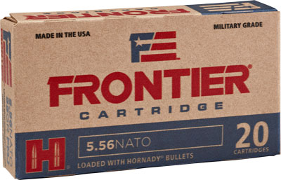 Frontier Cartridge FR200 Lake City Military Grade FM193 Full Metal Jacket FMJ 55 Grain 5.56x45mm NATO