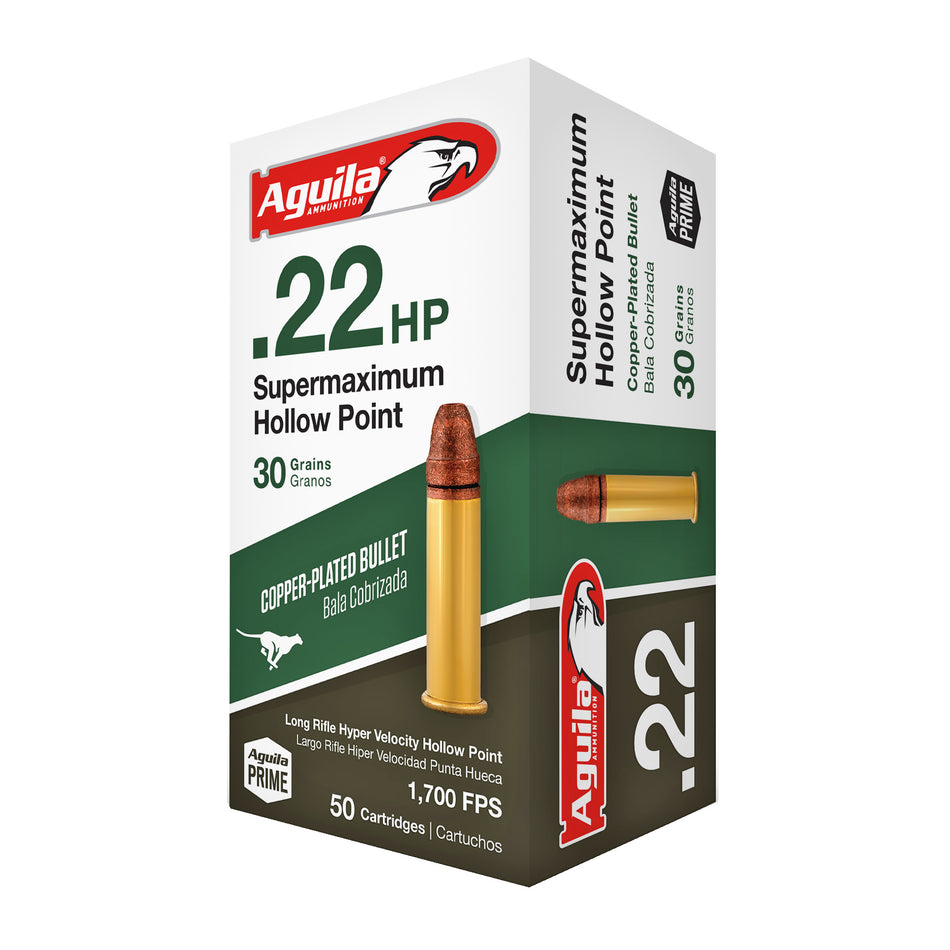 Aguila Supermaximum .22 Long Rifle 30 gr LSHP ammo