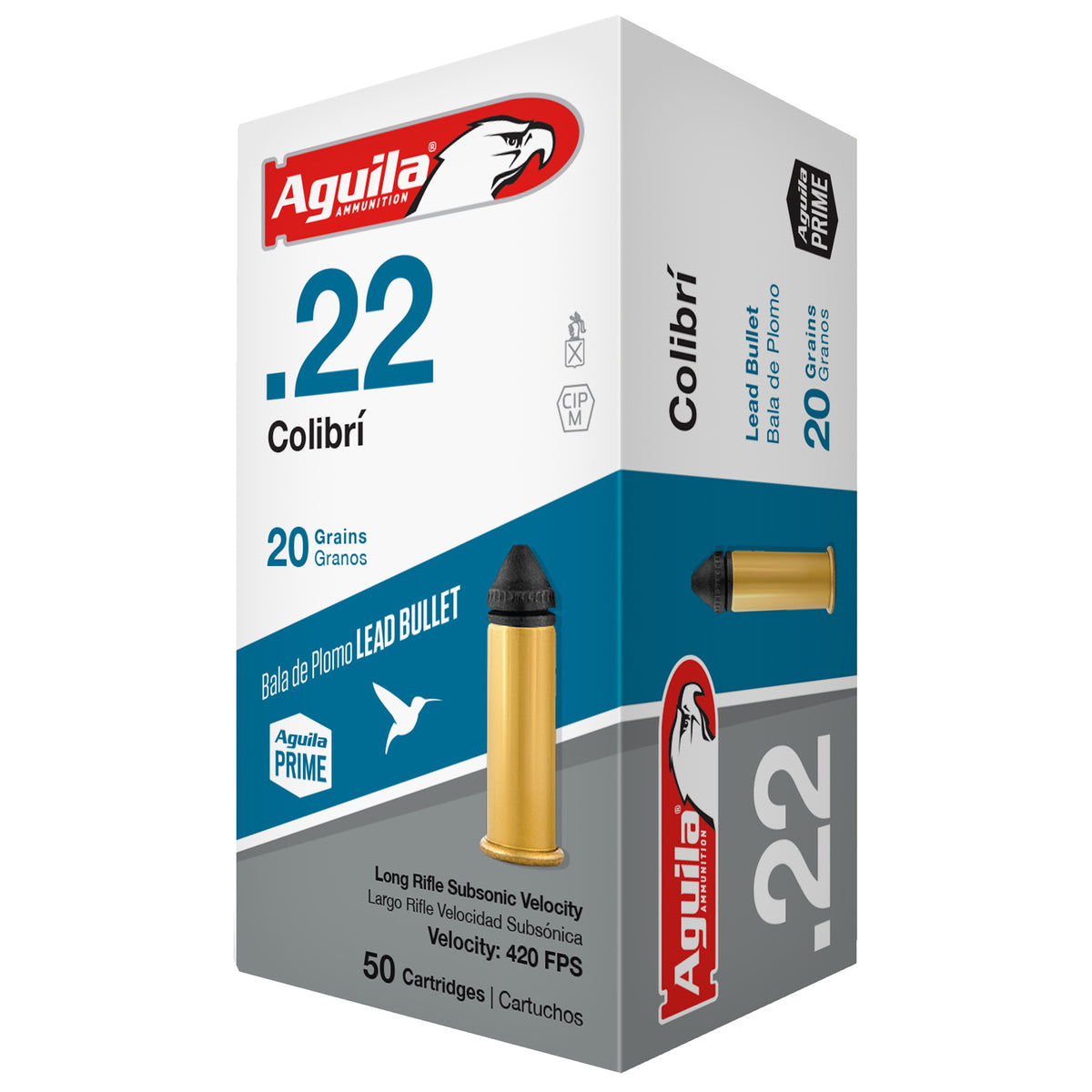 Aguila Colibri .22 Long Rifle 20 gr Solid ammo