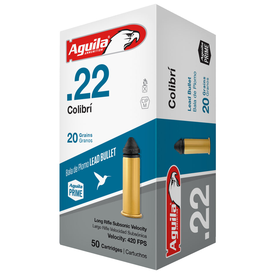 Aguila Colibri .22 Long Rifle 20 gr Solid ammo