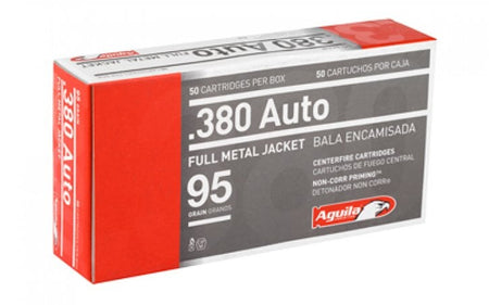 Aguila .380 ACP 95gr FMJ Ammunition