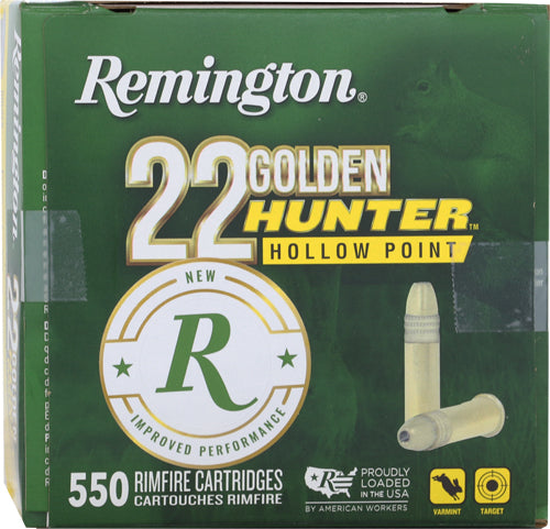 Remington Golden Hunter .22 Long Rifle 40 gr JHP ammo