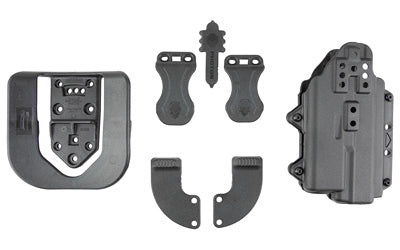 Alien Gear Holsters Photon Light-Bearing Holster, Fits GLOCK 17/47/22 Gen 1-4 with Compact Light, Ambidextrous, Black PHO-0601-L1-D