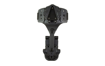 Rapid Force Holster Expansion Bundle, Dynamic Drop Leg with Locking Belt Slide and Standard Buckle Strap, Black RFX-DD-BK-LBS-S-LK-C