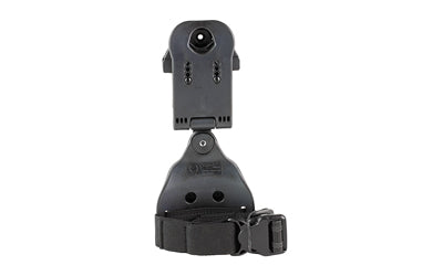 Rapid Force Holster Expansion Bundle, Swivel Drop Leg with Locking Belt Slide and Standard Buckle Strap, Black RFX-SD-BK-LBS-S-LK-C