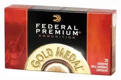 Federal GM338LM Premium Gold Medal Sierra MatchKing Boat Tail Hollow Point BTHP 250 Grain .338 Lapua Magnum