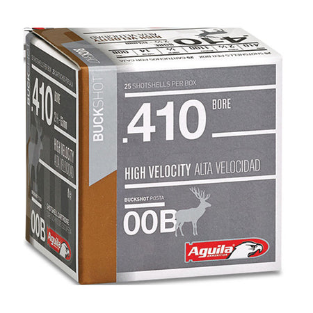 Aguila Sub-Gauge High Velocity 4 Pellets .410 Bore 2.5 in / 2.5 in 00 Buck 1/2 oz