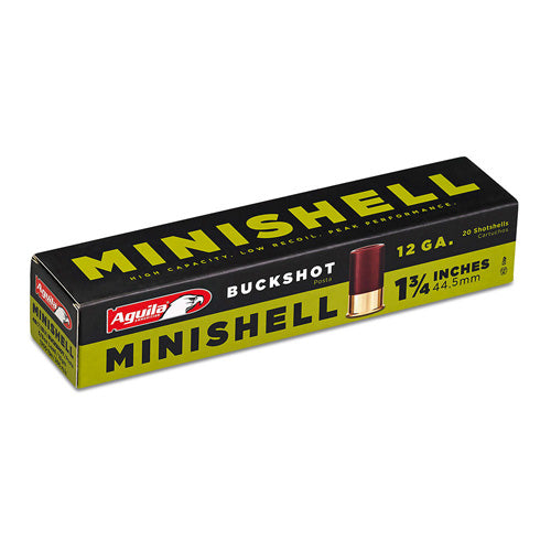 Aguila Minishell 12 Gauge 1.75 in / 1.75 in #1 Buck / 4 Buck 5/8 oz