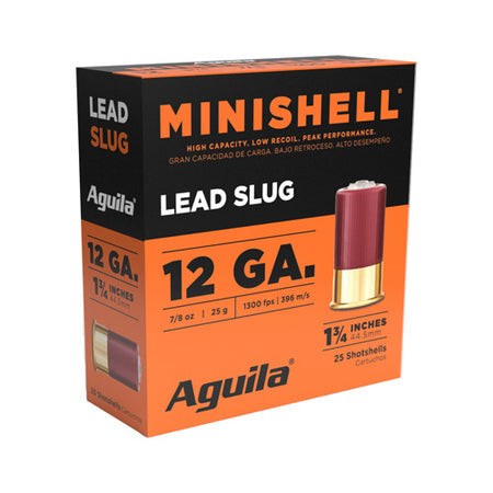 Aguila Minishell Lead  Slug 12 Gauge 7/8 oz 1.75 in